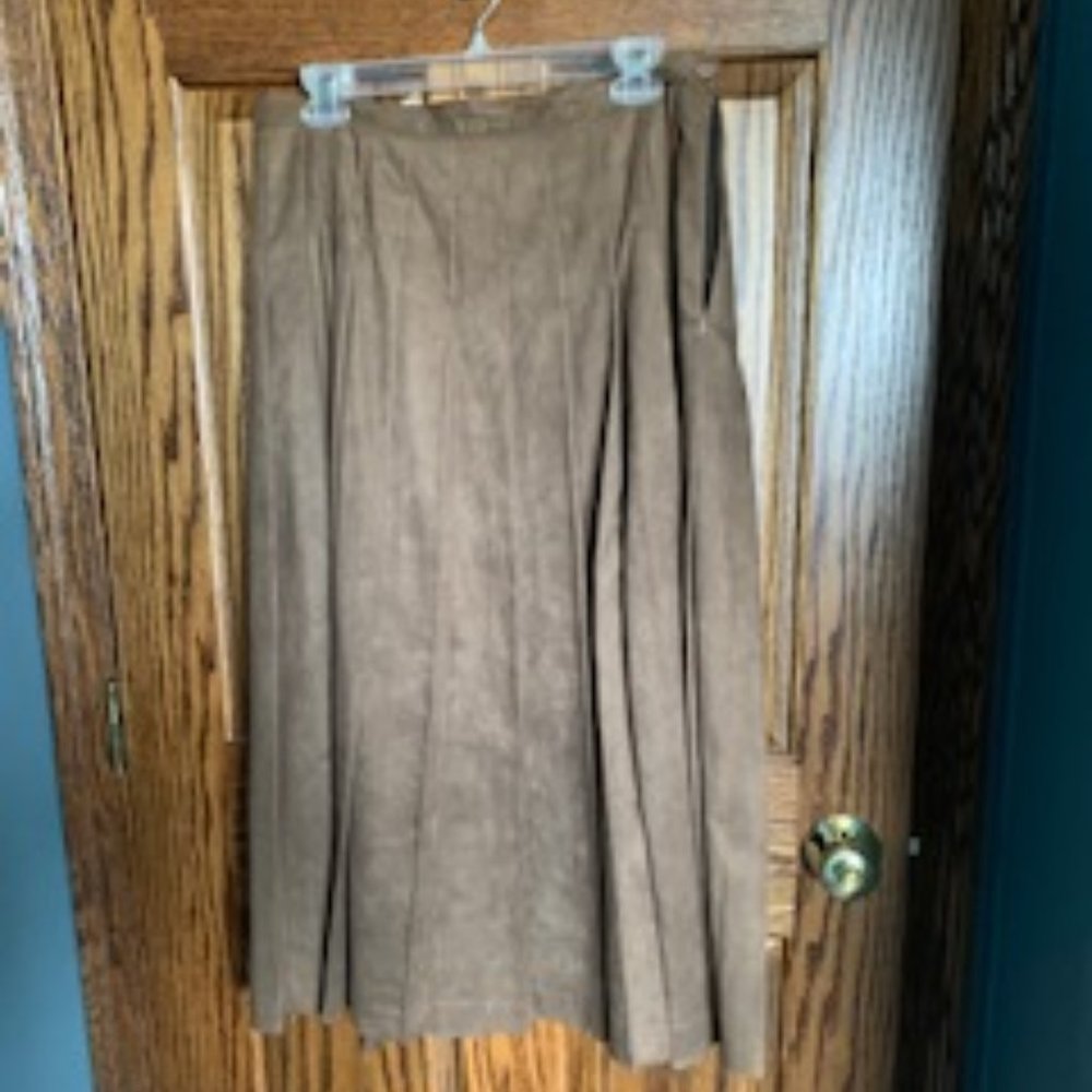 Faux Suede skirt